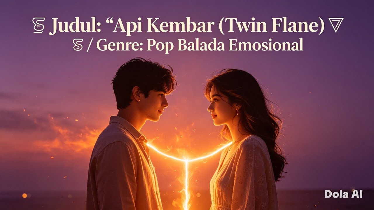 🎵 Judul: Api Kembar (Twin Flame)🎙Pop Balada Emosional
