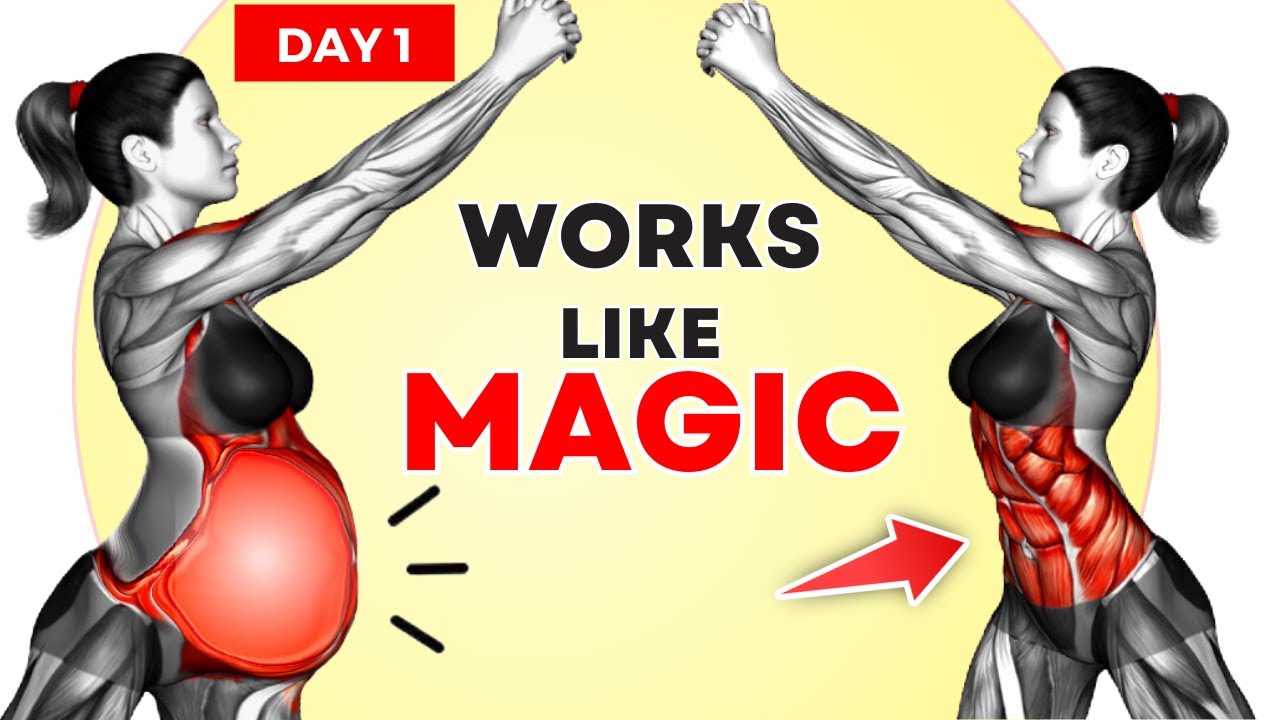 BEST 30-Min Exercise To LOSE 2 INCHES OFF WAIST | 2 Weeks 'LOSE BELLY FAT' Challenge : DAY 1