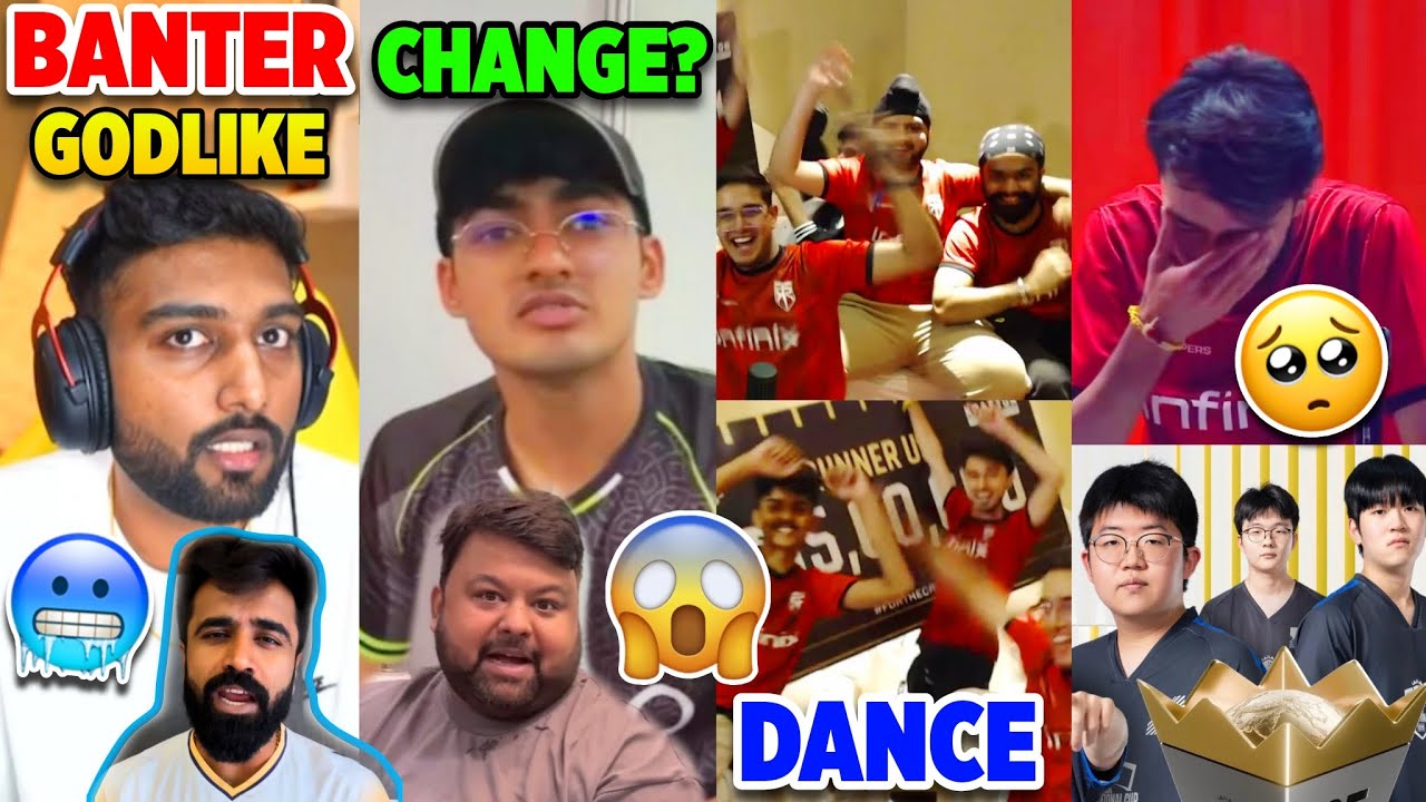 BANTER GodLike🥶 by Tx Punk😢 Change in Team Soul?😳 Jelly Champion But,Ghatak,Admino,GoldyDa,DRX,Reply