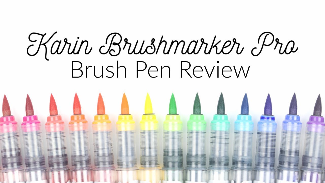 Karin Brushmarker Pro Review for Handlettering