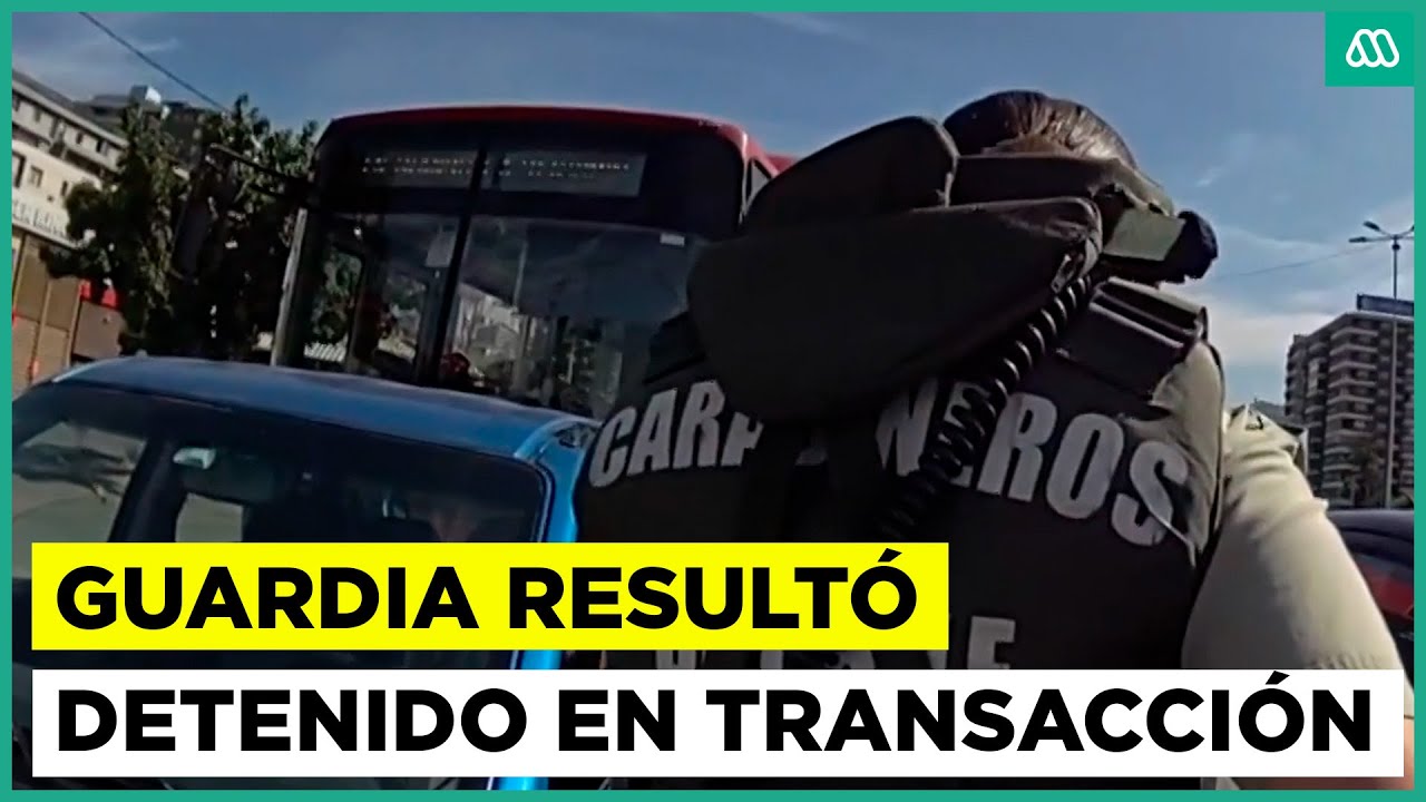 Dos detenidos por tráfico de drogas en La Reina: guardia resultó atrapado en medio de transacción