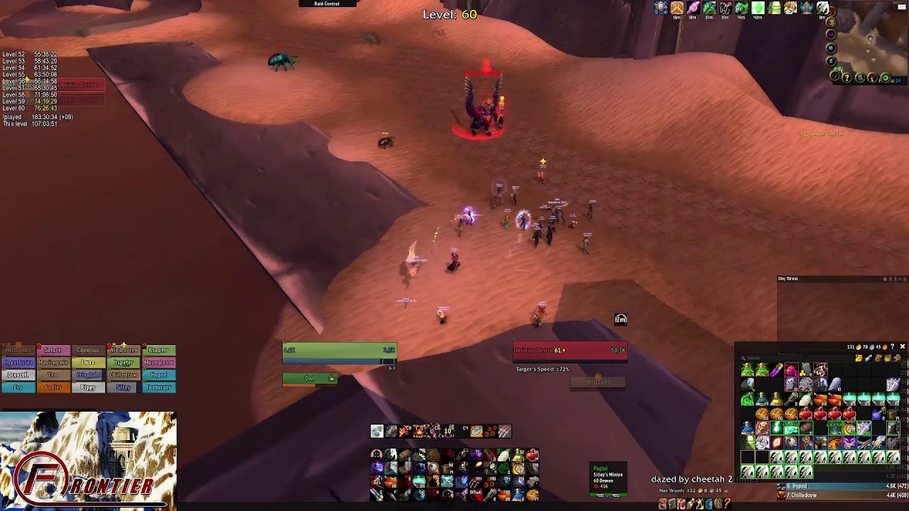 Rank 1 ilvl hunter! AQ20 raid | !Frontier | !route !gear