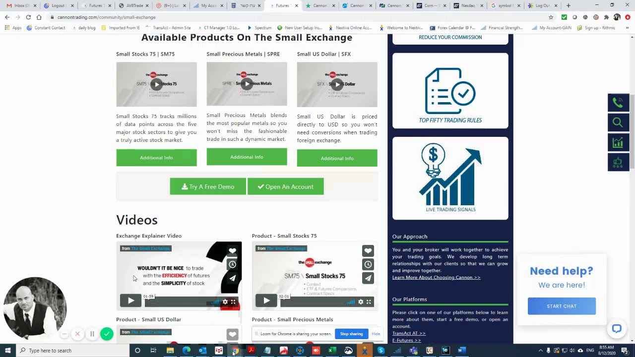 Swing Trading the SPRE - Smalls Metal Index