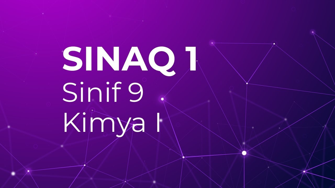 Kimya I qrup 9-cu sinif  Güvən Sınaq 1 Qrup fənləri üzrə