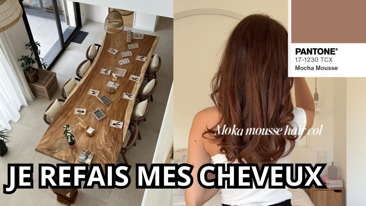 JE REFAIS MA COULEUR CHEVEUX MOKA MOUSSE / CHITCHAT MAKEUP