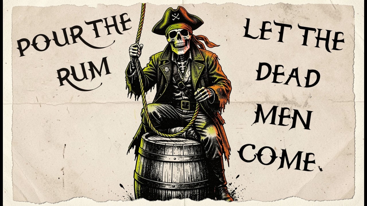Pour the rum, let the dead men come   Sea Shanty