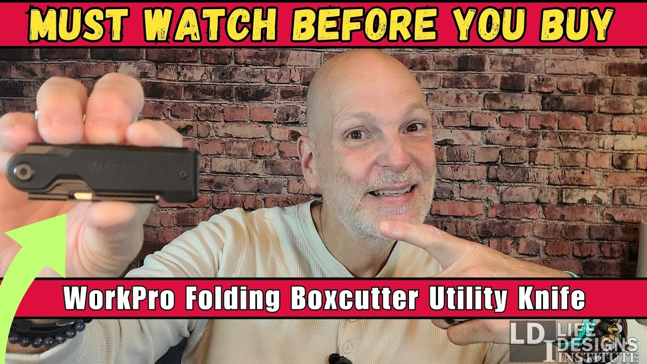 Paul's Picks: Why Struggle With Boxes When the WORKPRO Folding Utility Knife Exists?