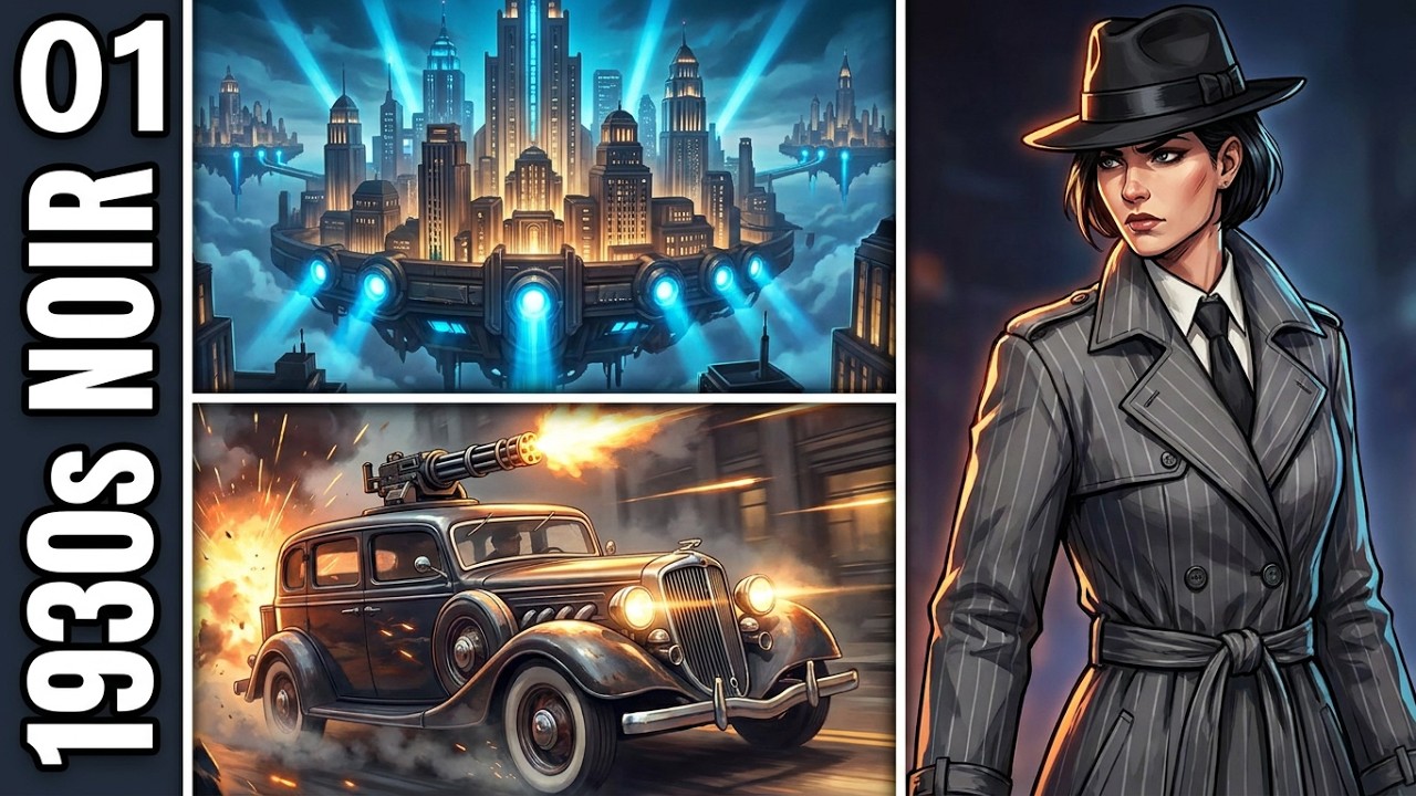 1930s ALT HISTORY NARRATIVE RPG (Aether & Iron Gameplay)