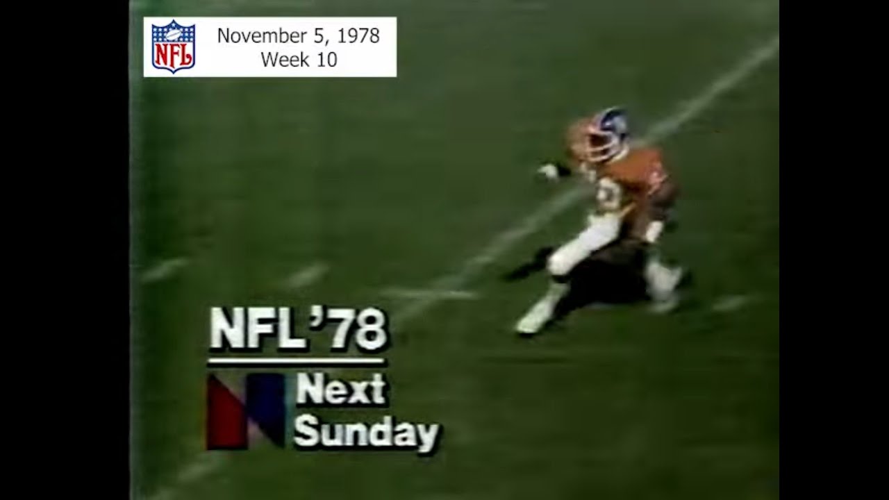 1978-11-5 NFL Broadcast Highlights Week 10 Part 1