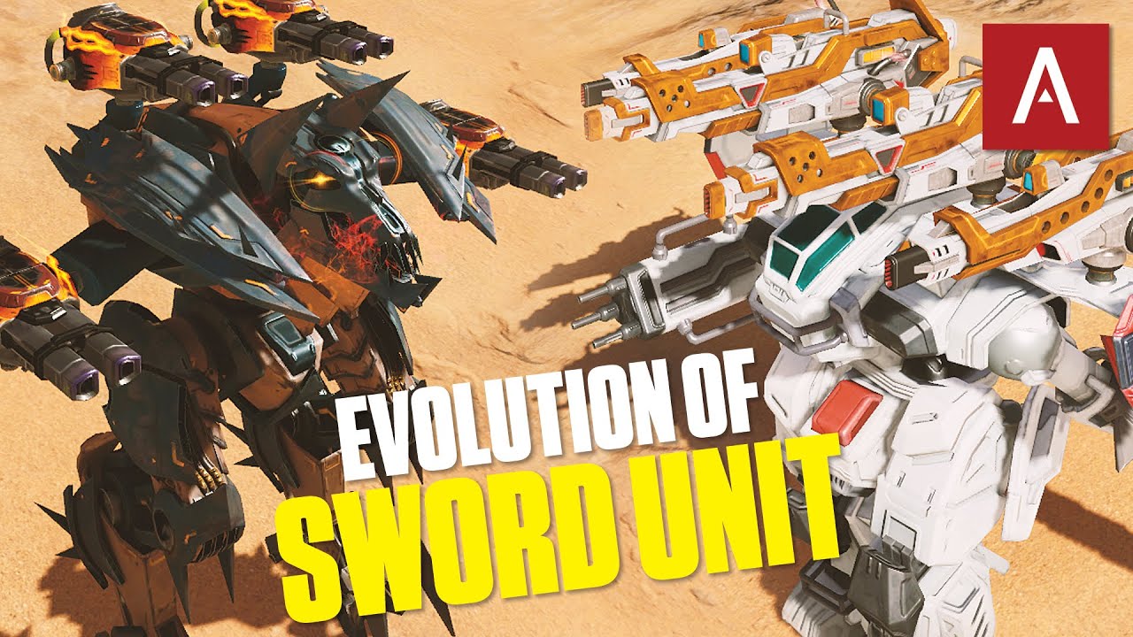 War Robots - Evolution of Sword Unit (From Fafnir To Sword Unit)