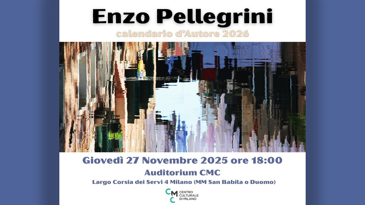 Presentazione del Calendario d'autore 2026 di Enzo Pellegrini