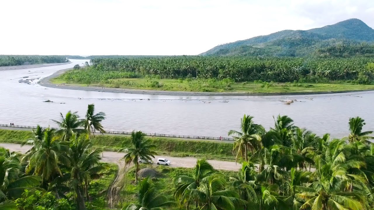 Karak-an River View Aerial Footage | Cabadbaran City
