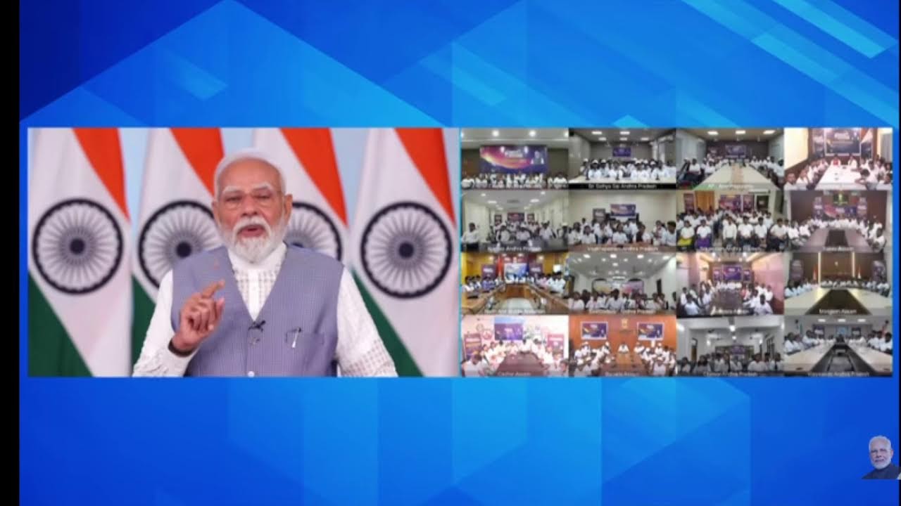Prime Minister Narendra Modi interacts with Participants of Viksit Vibrant Village Programme 2026