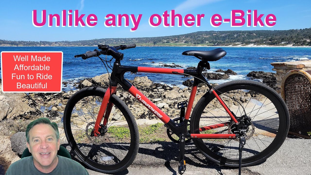 🔴VanPower's City Vanture fully integrated electric bike takes on Carmel by the Sea