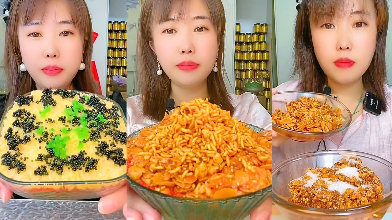 Traditional Chinese Snacks Mukbang | Sesame Balls, Sauces & Local Treats ASMR #438