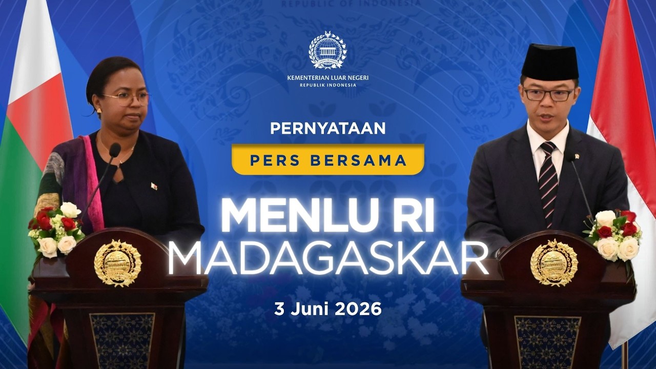 Joint Press Statement Menlu RI - Menlu Madagascar, 3 Juni 2026