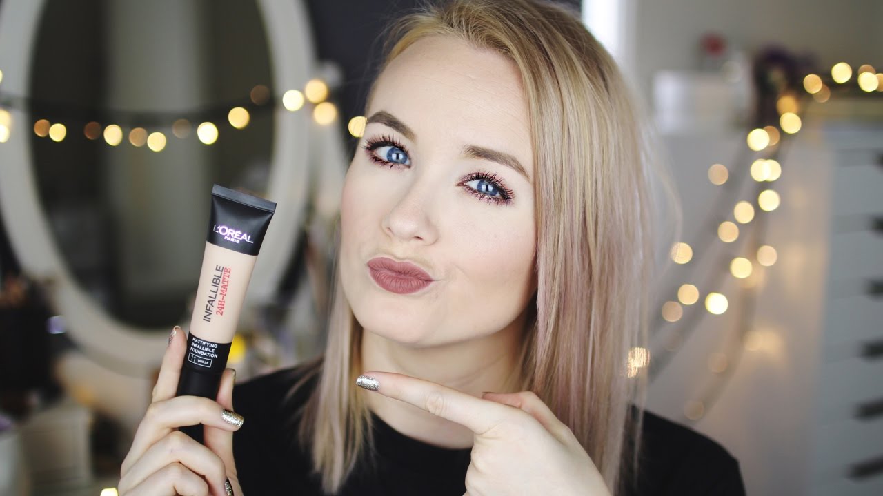 HOLY GRAIL FOUNDATION FOR OILY SKIN? || L'Oreal Infallible 24HR Matte Foundation