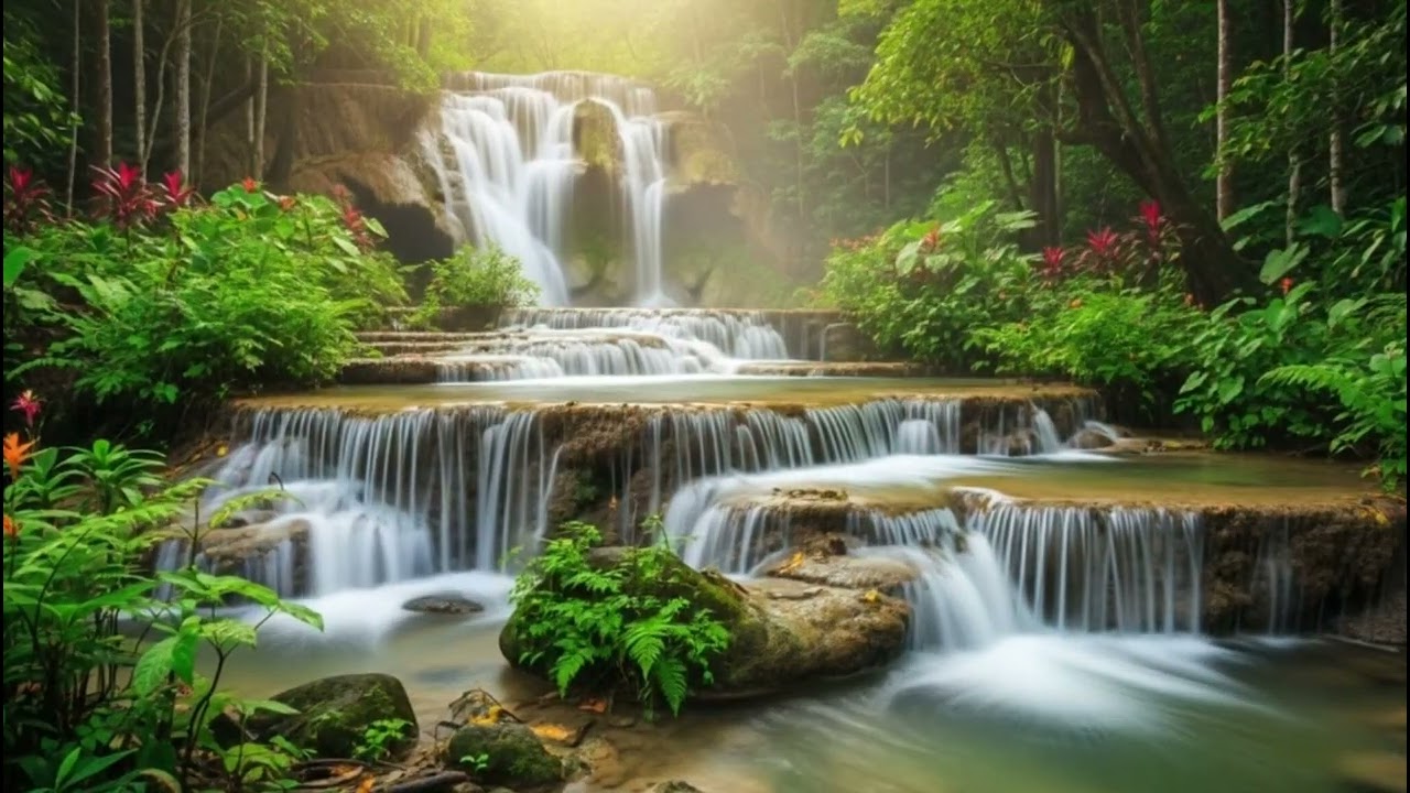 Morning Forest River & Birds Singing | Calm Nature Sounds for Focus, Relaxation & Positive Energy