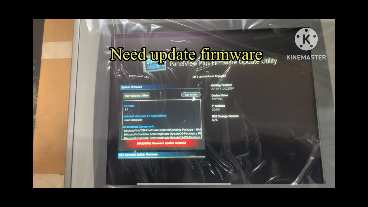 Upgrade Firmware HMI Allen Bradley Panelview Plus 7 Perfomance