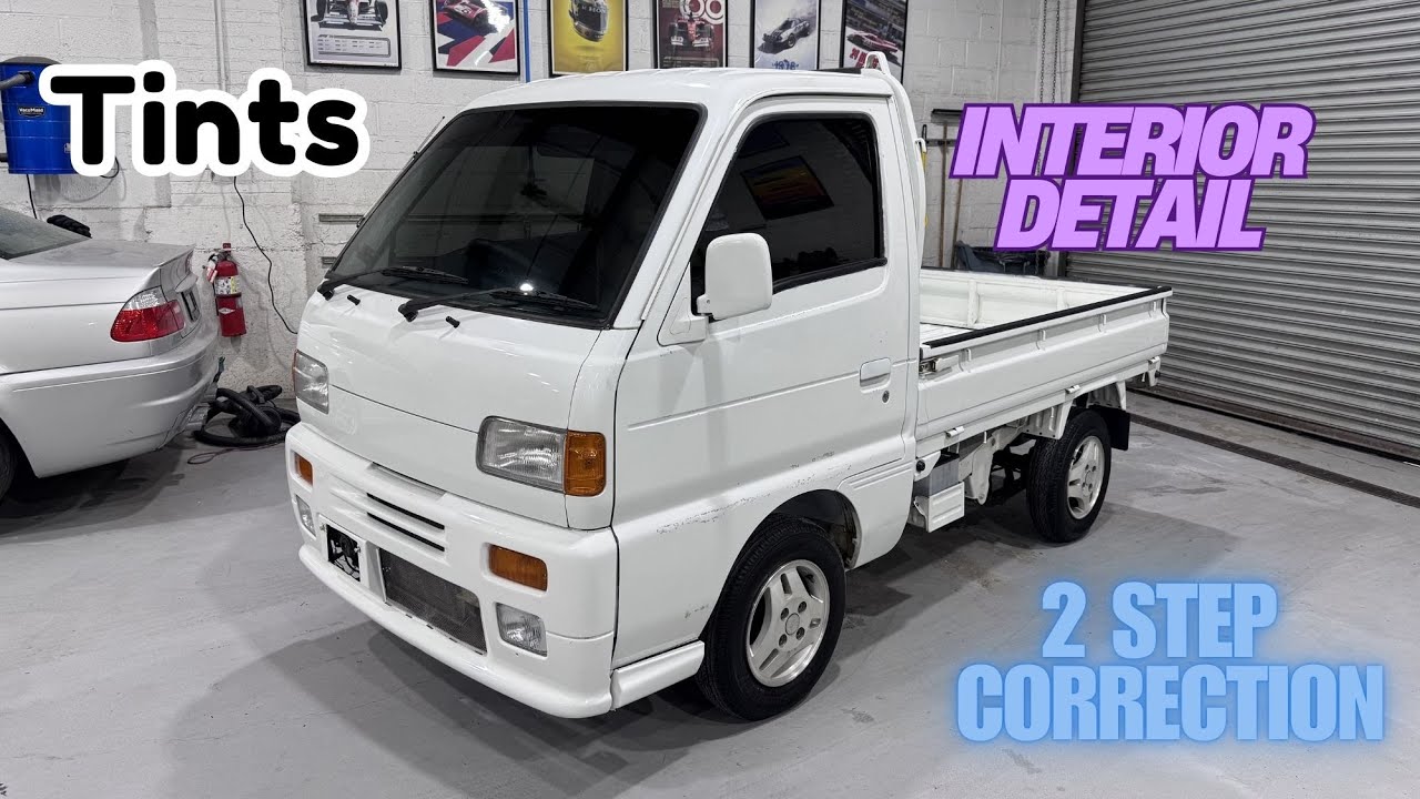 Deep Cleaning A Rare Suzuki Carry Mini Truck