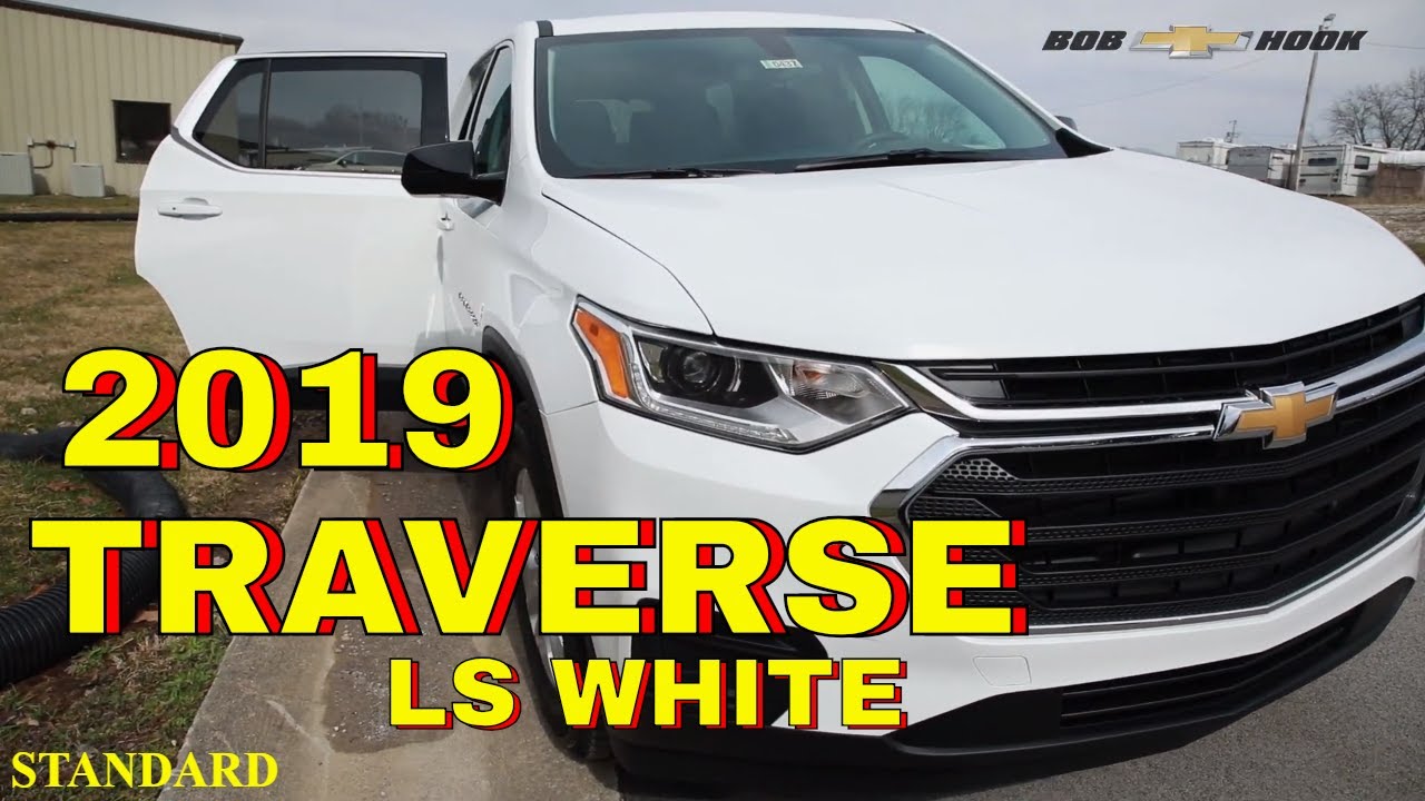 2019 Chevy Traverse LS White