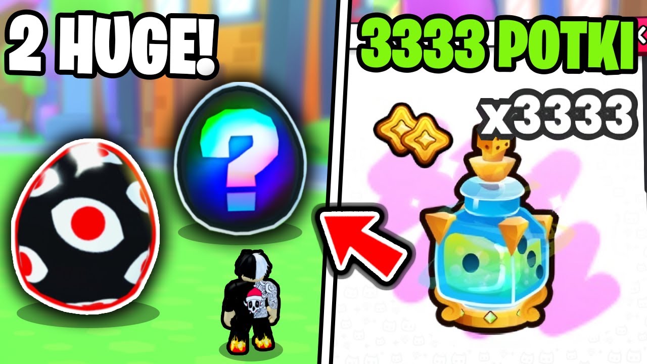 UŻYŁEM 3333 POTEK I TRAFIŁEM 2 HUGE w PETS GO!
