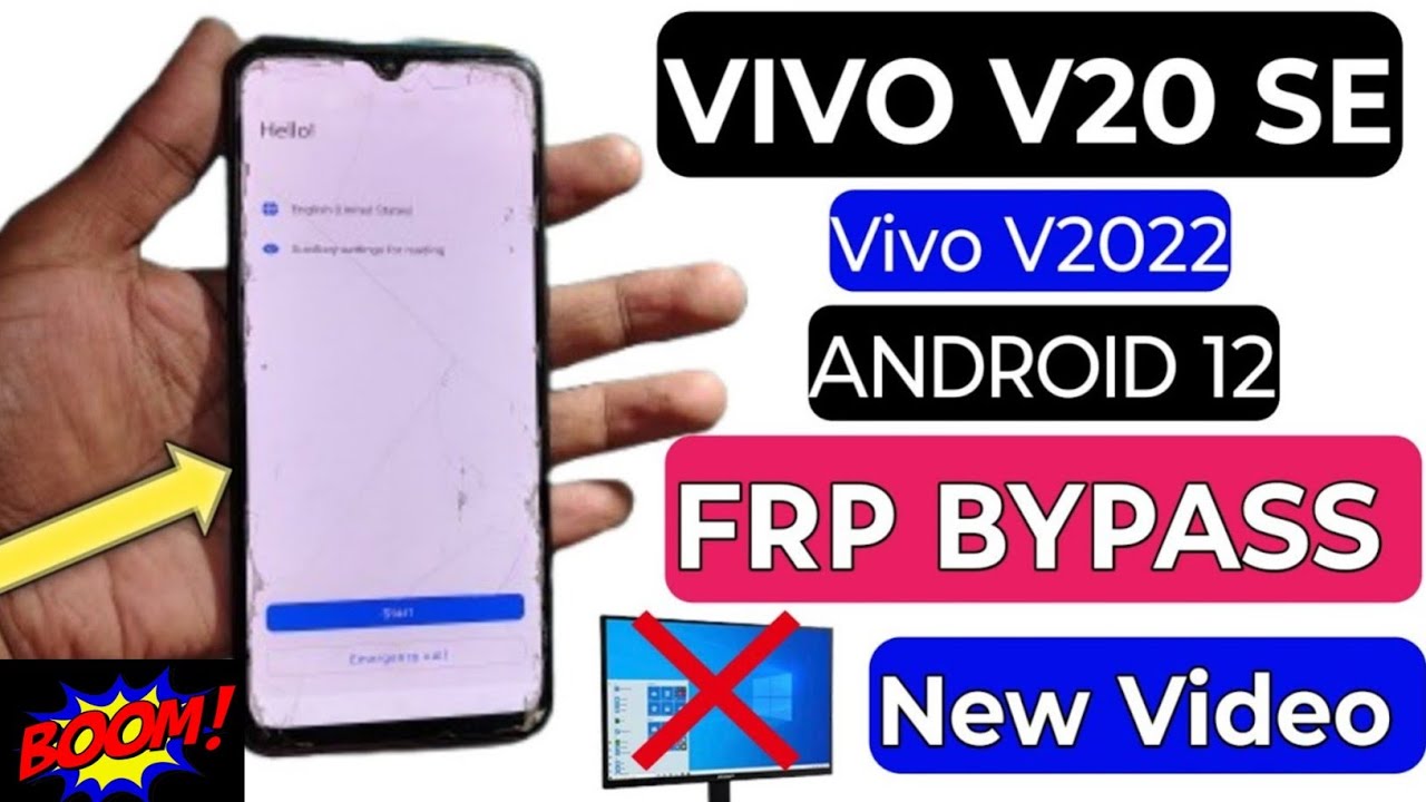 Vivo V20 SE Frp Bypass Without Pc | New Method | Android 12 (2025)