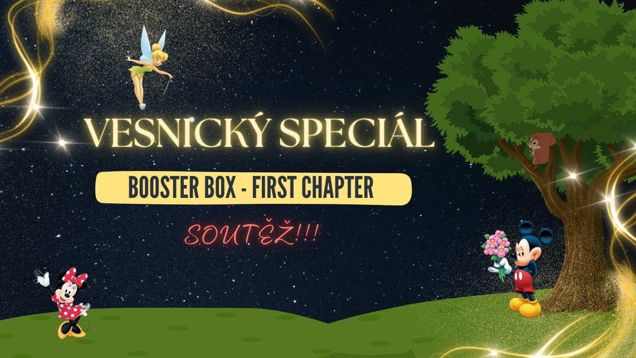 SOUTĚŽ 🥳 24x First Chapter 😍 Lorcana CZ/SK 🤗