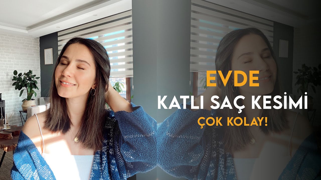 Evde Katlı Sa&ccedil; Kesimi | E &Ccedil;ok Kolaymış! | Layered Haircut at Home