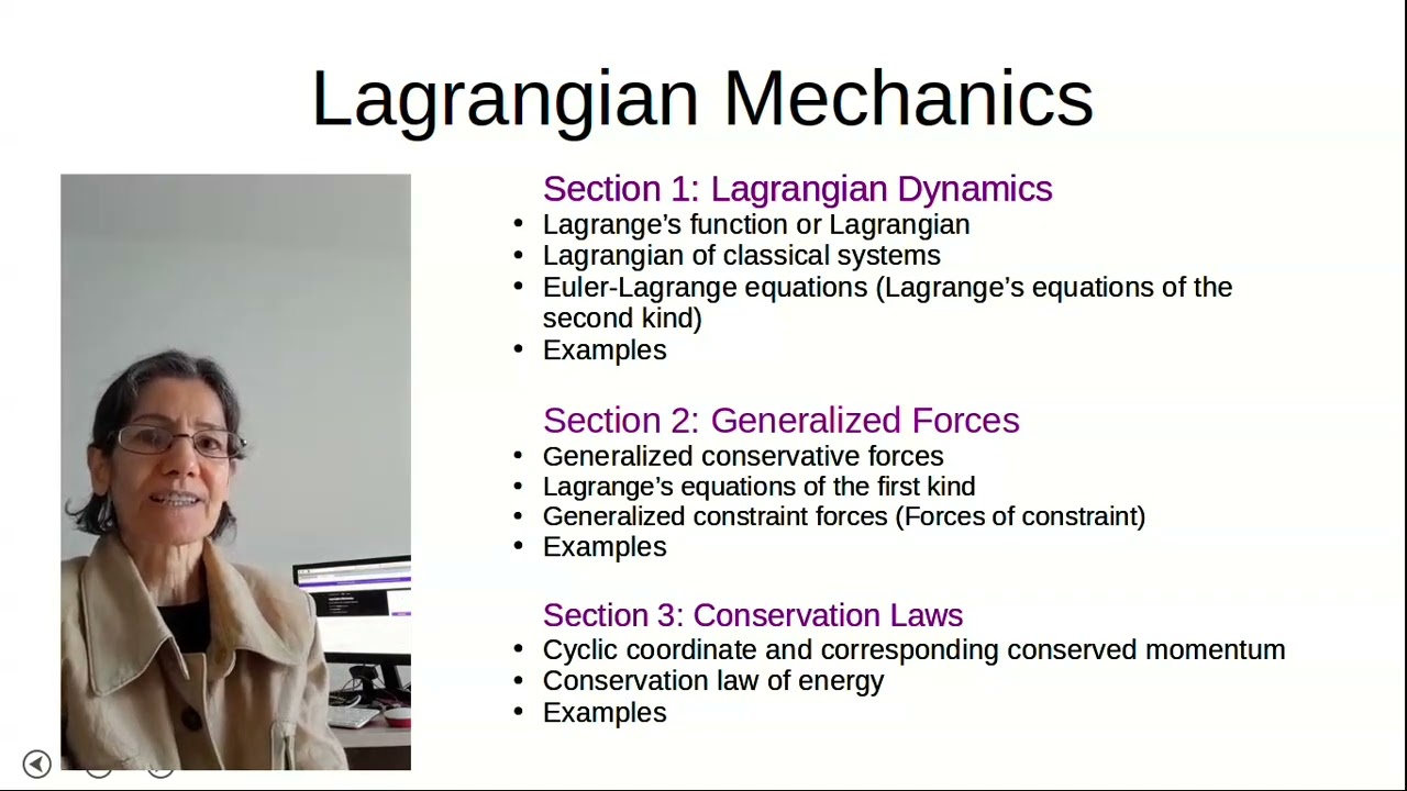 Lagrangian Mechanics Course