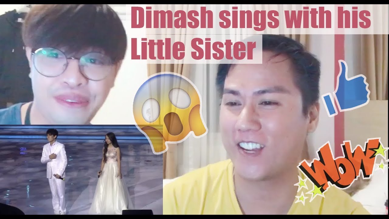 Reaction to Dimash and His Sister singing All By Myself