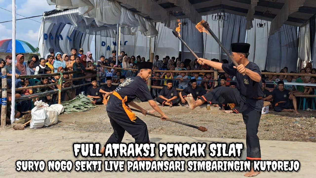 FULL ATRAKSI PENCAK SILAT ‼️ SURYO NOGO SEKTI LIVE PANDANSARI SIMBARINGIN KUTOREJO MOJOKERTO 