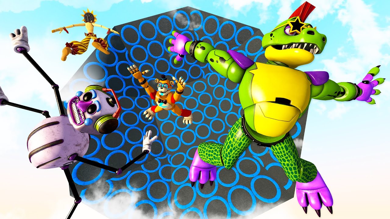 FNAF 9 SB: Trampoline Fails & Ragdolls - [GMOD] - Эпизод 108