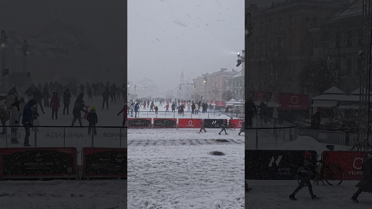 초유스와 함께하는 발트 여행 - 리투아니아 빌뉴스는 폭설이 쏟아지는 중입니다 