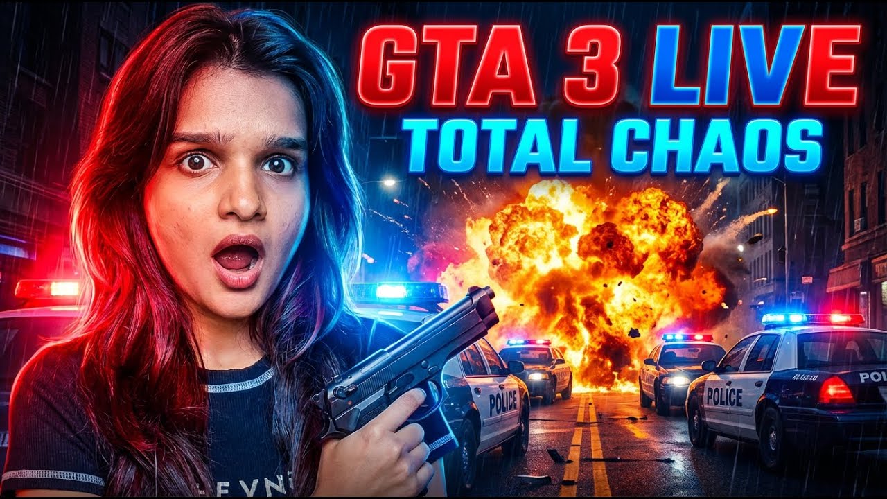 GTA 3 LIVE 🔴 | Liberty City Chaos Begins! First Time