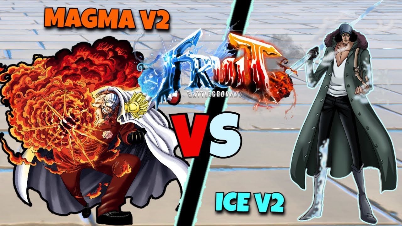 MAGMA V2 VS ICE V2 [FRUIT BATTLEGROUNDS]