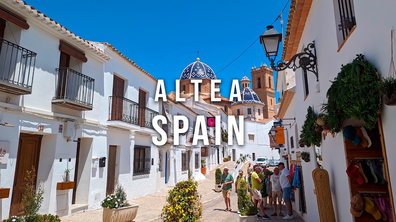 Altea Spain 🇪🇸 Full Walking Tour | Costa Blanca’s Most Artistic Town 4K