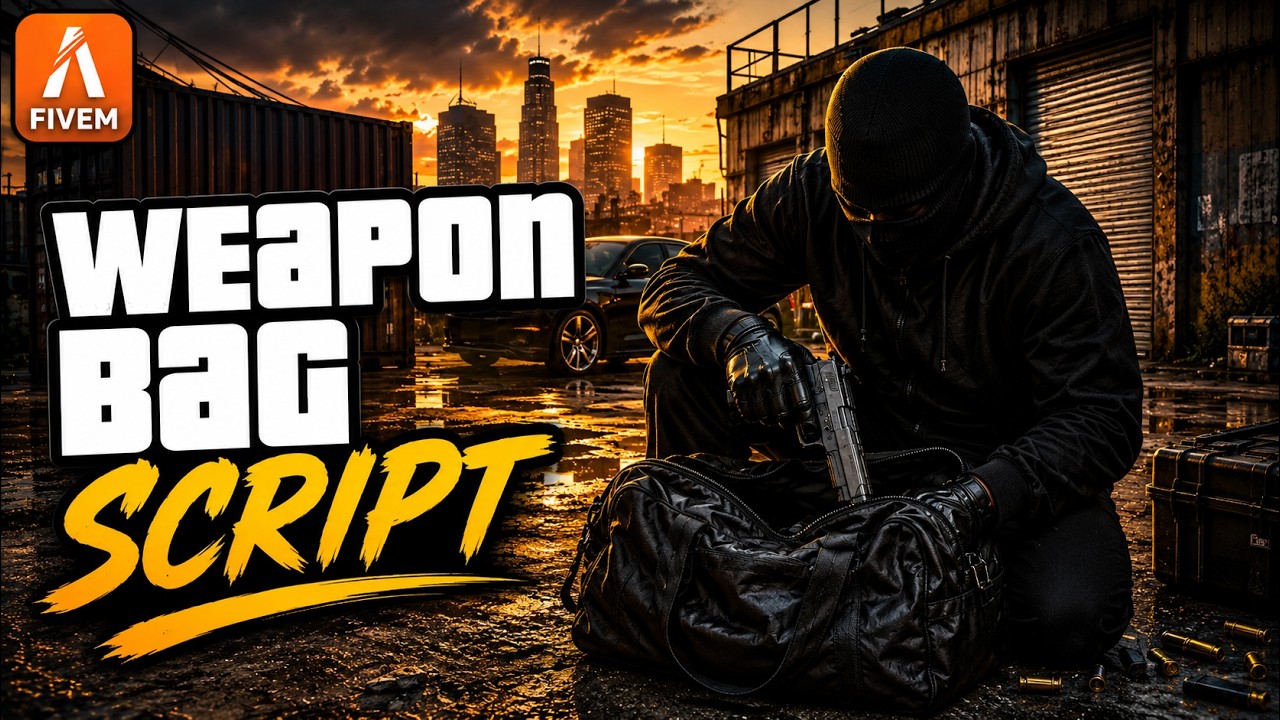 FiveM Standalone Script | Weapon Bag!