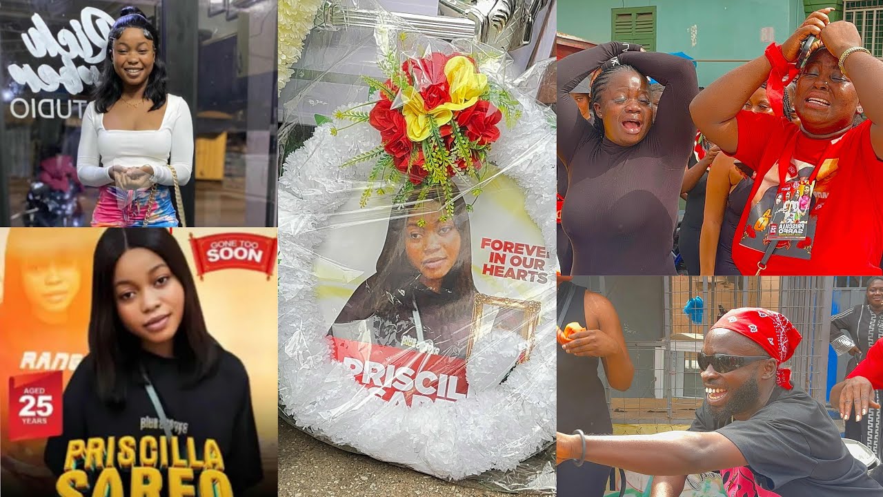 SAD😭 Scenes at Tiktoker Geversa’s Funeral as Massive Crowd pulled up to pay last respects