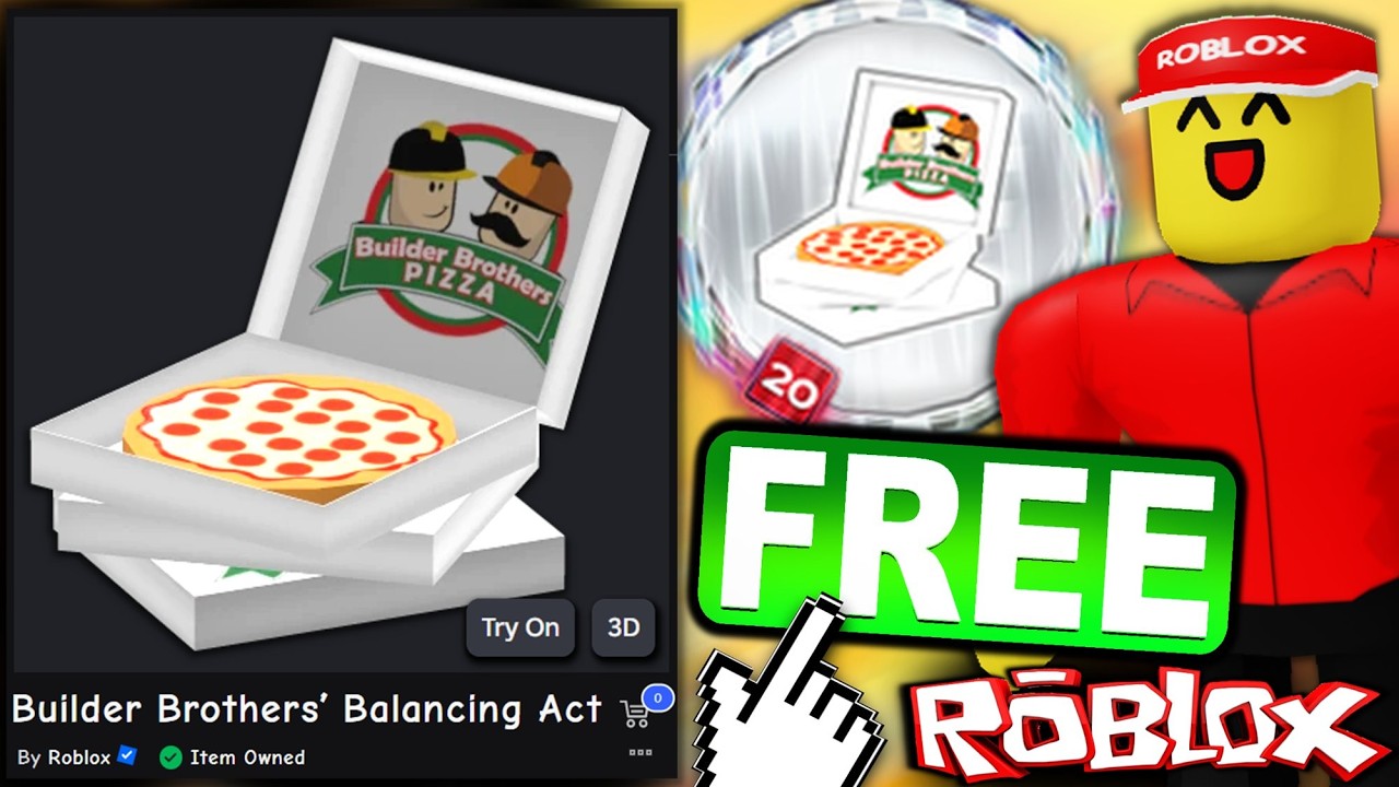 СОБЫТИЕ! КАК ПОЛУЧИТЬ Builder Brothers Balancing Act! (THE HUNT ROBLOX 20 &mdash; Work at a Pizza Place)