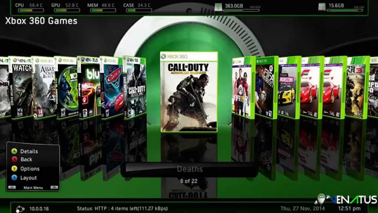 Transfer 2 Discs Xbox360 Games Into RGH Arabic