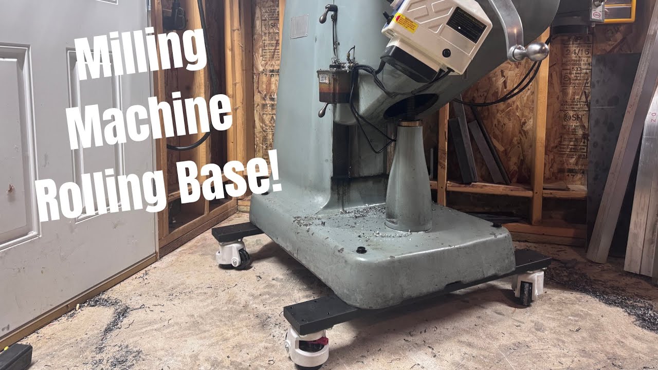 Rolling & Leveling Base for Bridgeport Mill