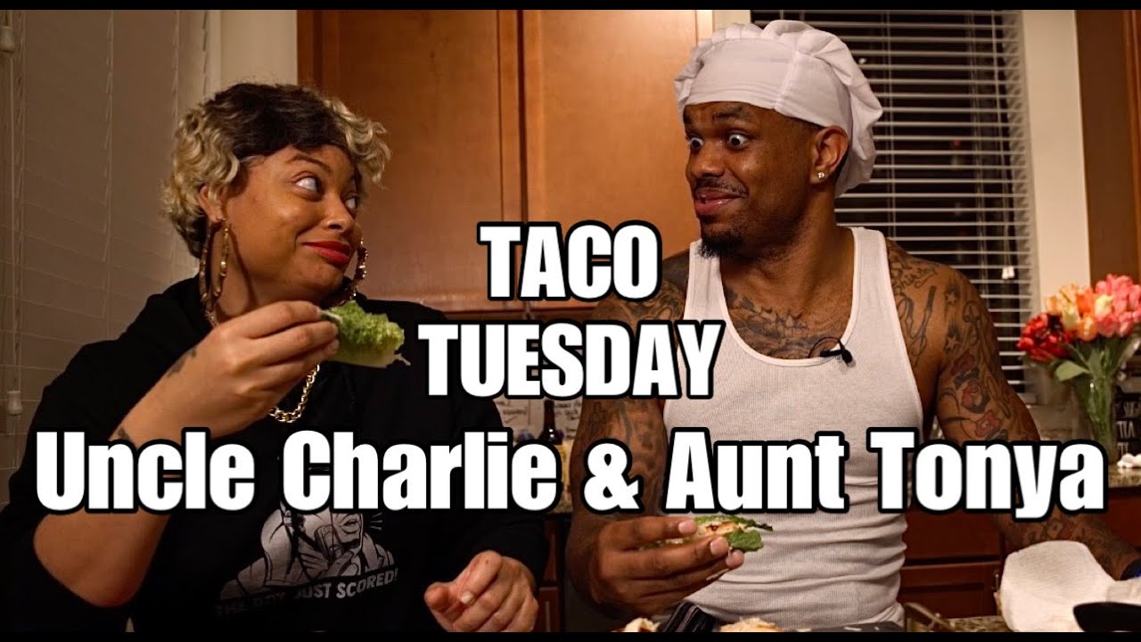 Uncle Charlie Cooks Salmon Cesar Lettuce Boat Tacos For Aunt Tonya! @B Lynn cuhh 