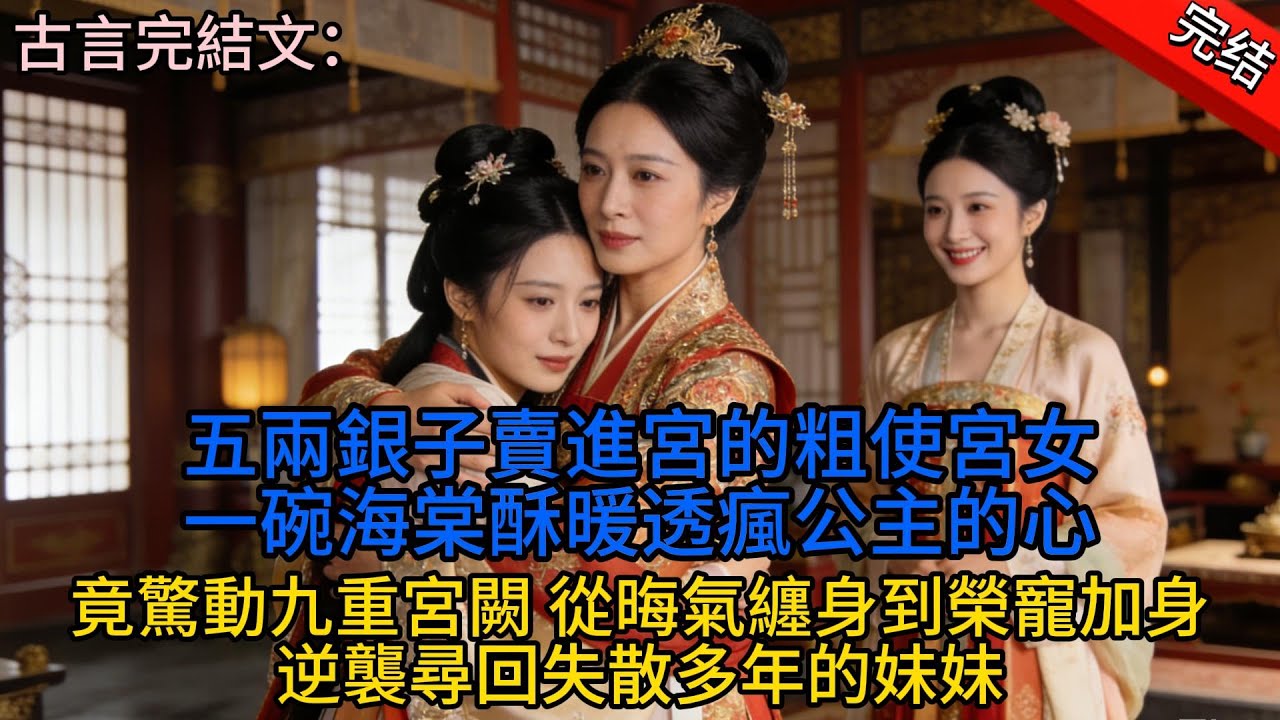 【完結文】五兩銀子賣進宮的粗使宮女，一碗海棠酥暖透瘋公主的心，竟驚動九重宮闕，從晦氣纏身到榮寵加身，逆襲尋回失散多年的妹妹...#小説 #古風 #古言