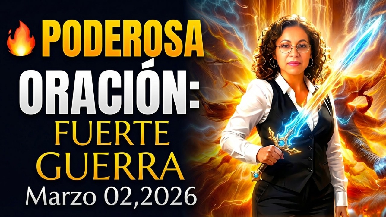 🔥 PODEROSA ORACIÓN: FUERTE GUERRA Marzo 02,2026