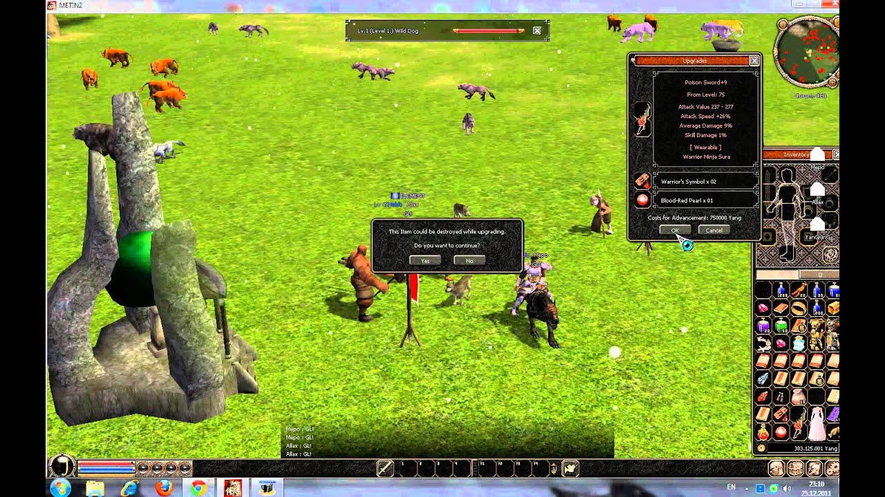Metin2UK - Making Poison Sword +9