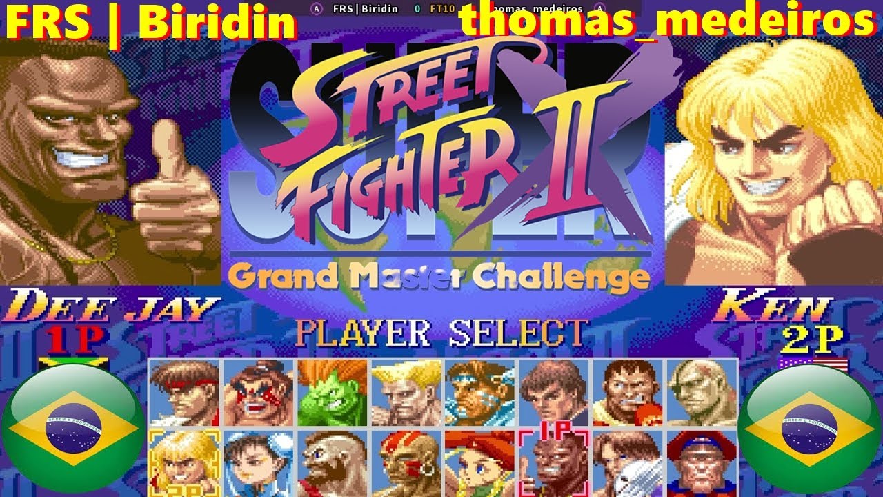 Super Street Fighter II X - grand master challenge- FRS | Biridin vs thomas_medeiros FT10
