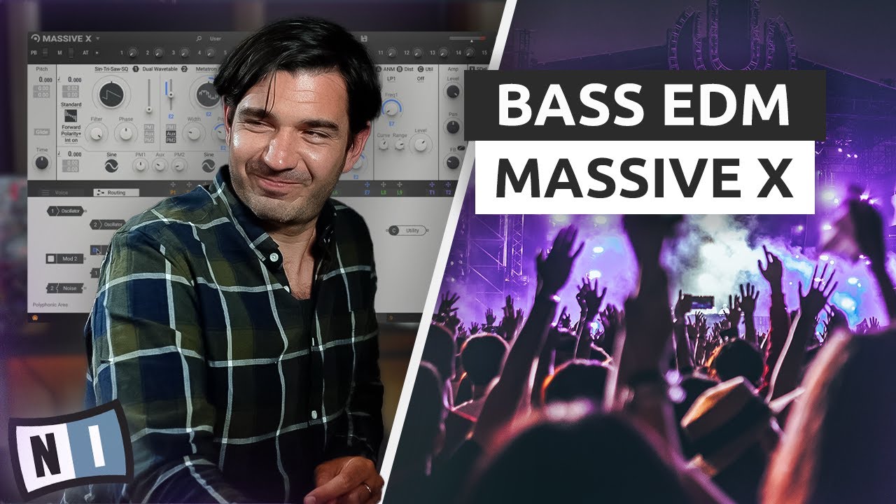 Créer un son de BASSE EDM avec MASSIVE X | SawUp