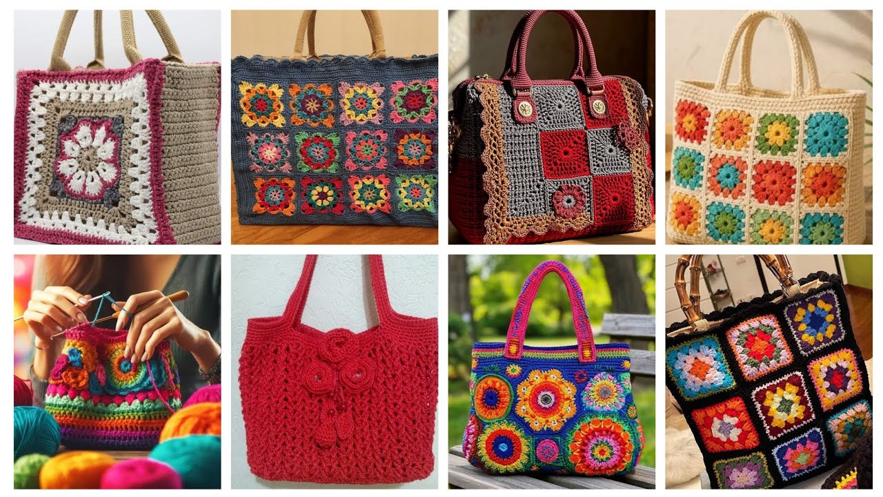 Beautiful Stunning Crochet Bags Designs for girls | Crochet purses