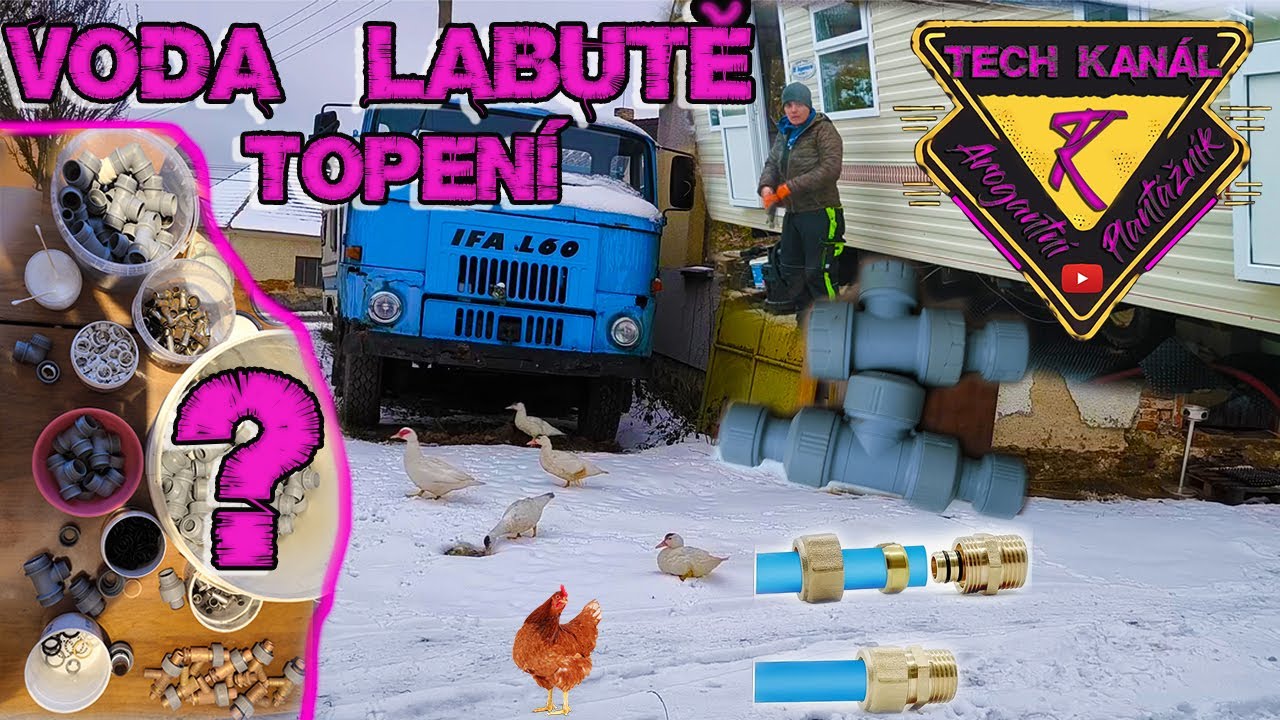🚌 Mobilheimy zespoda 🪚vyřez&aacute;v&aacute;n&iacute; izolac&iacute; 🦢 kachny 💦 voda ♨️ topen&iacute;